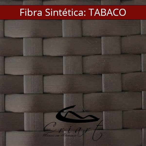 Cadeira fibra sintetica tabaco